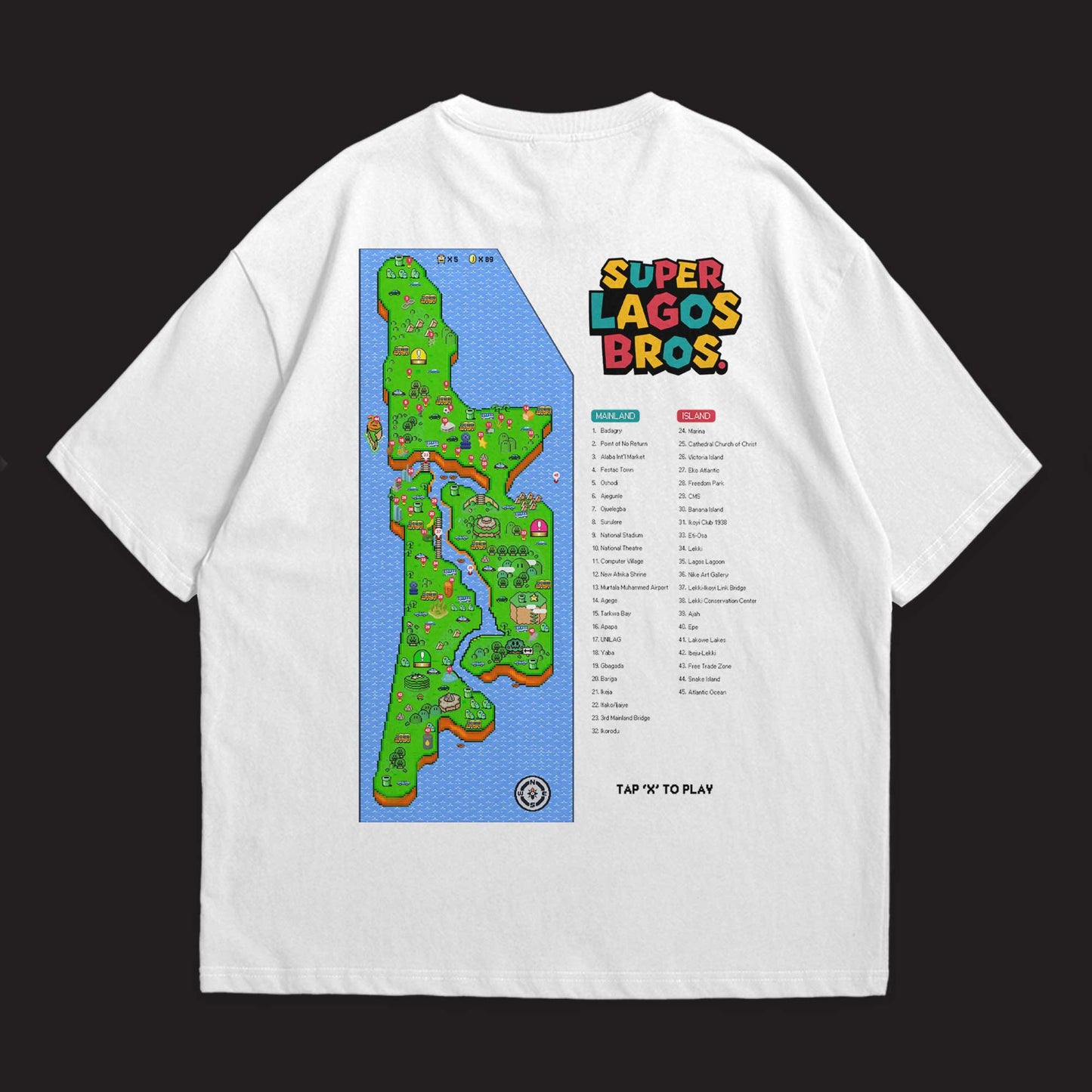 Super Lagos Bros White